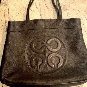 COACH - Bag/Tote/Purse leather black/brown